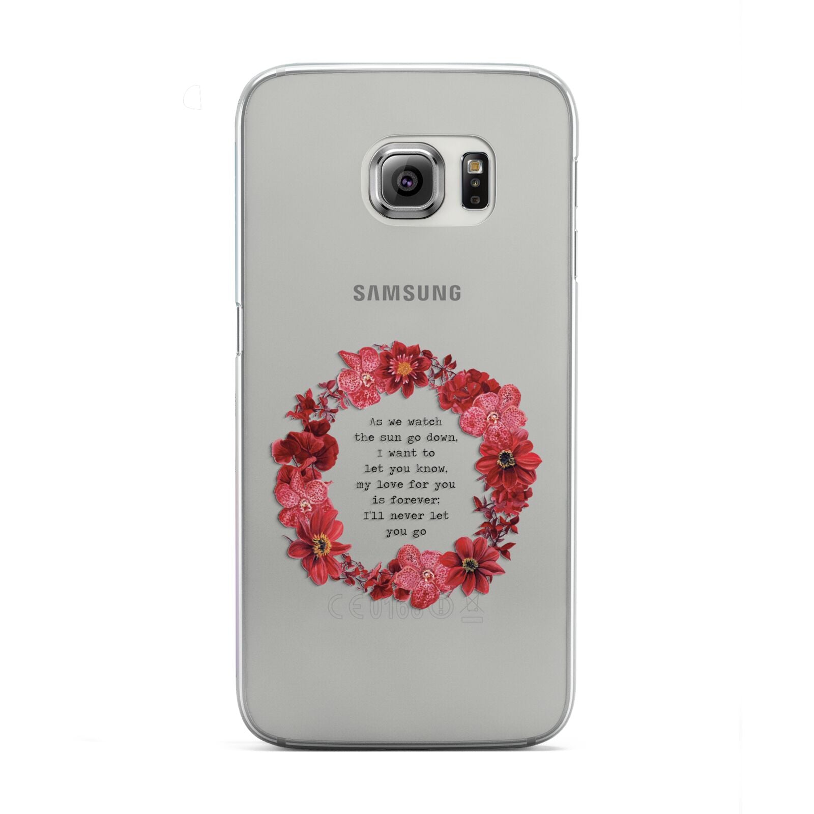 Valentine Wreath Quote Samsung Galaxy S6 Edge Case