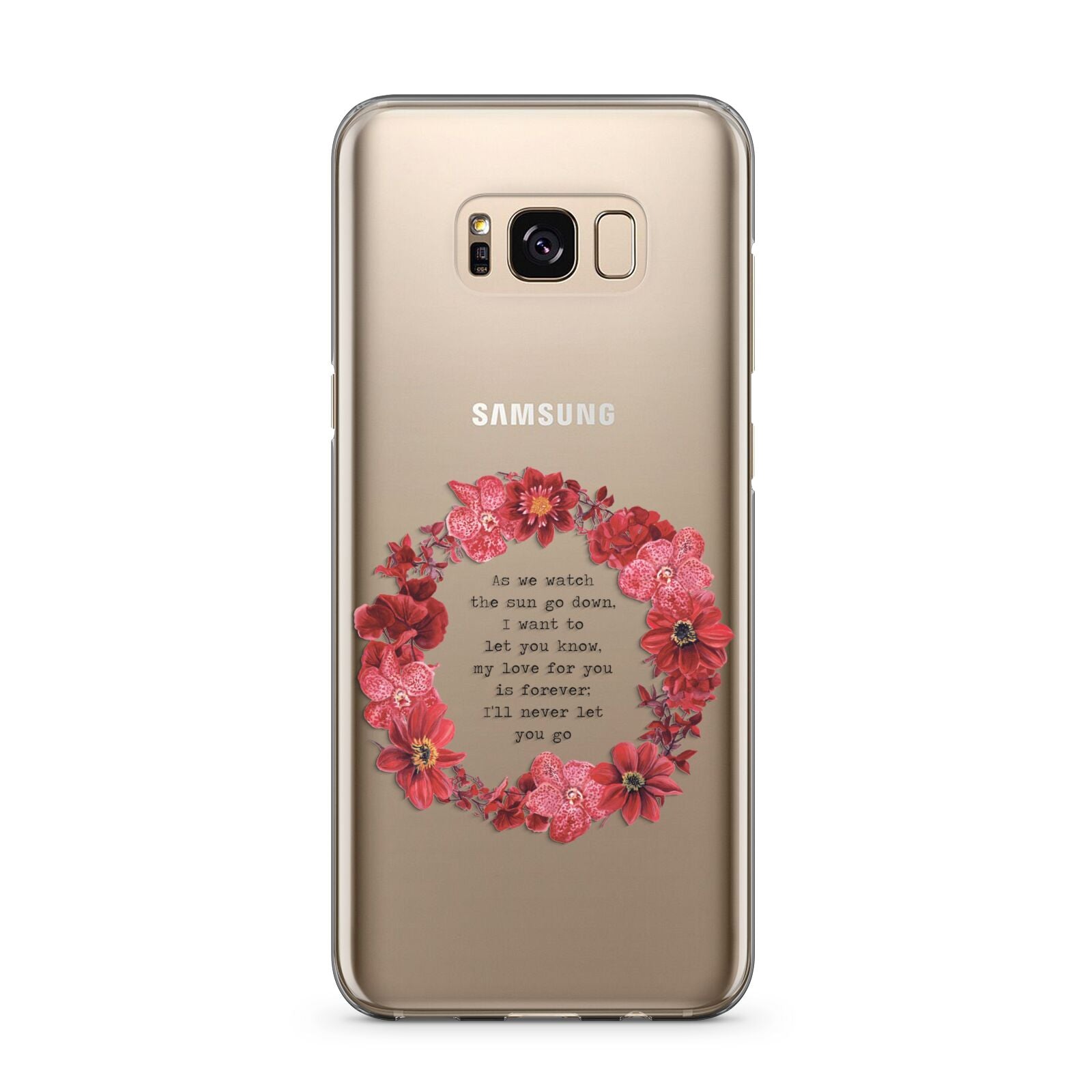 Valentine Wreath Quote Samsung Galaxy S8 Plus Case