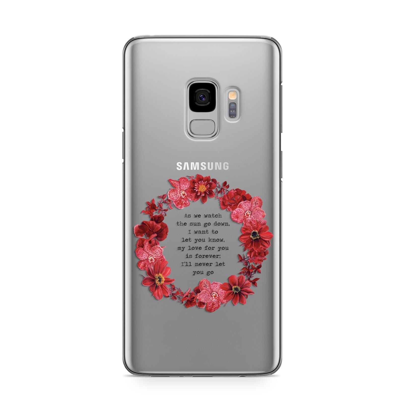 Valentine Wreath Quote Samsung Galaxy S9 Case