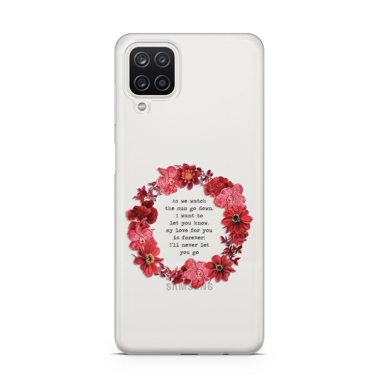 Valentine Wreath Quote Samsung M12 Case