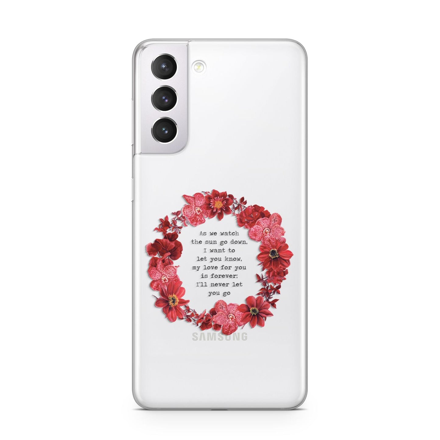 Valentine Wreath Quote Samsung S21 Case