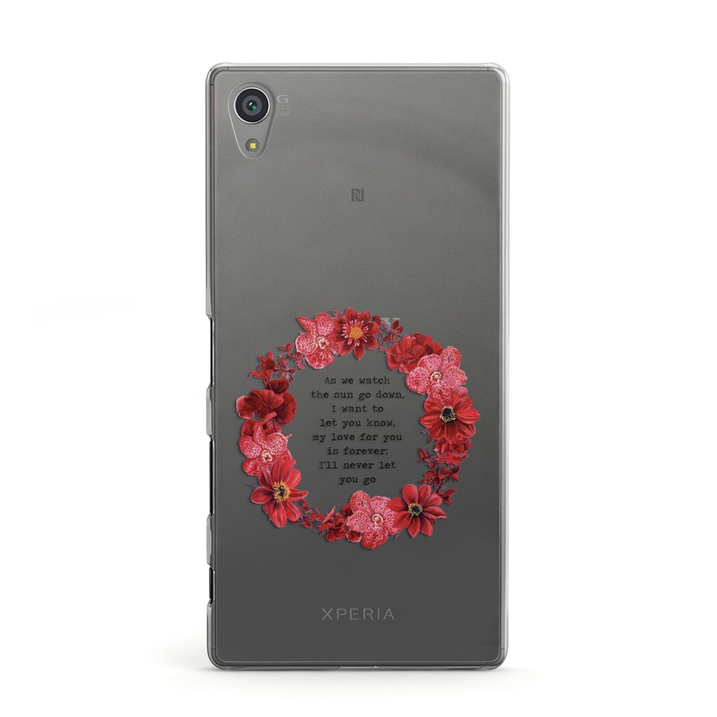 Valentine Wreath Quote Sony Xperia Case