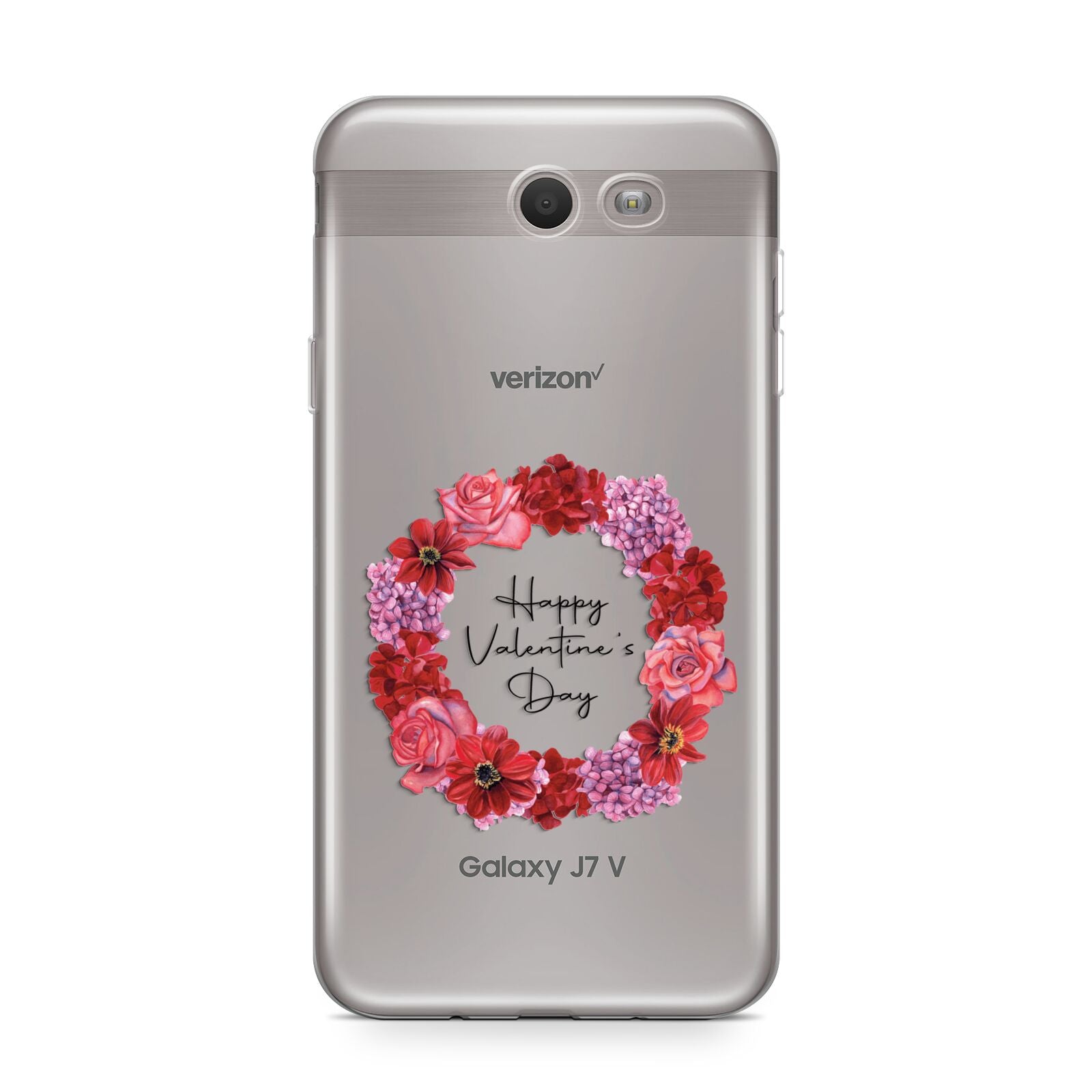 Valentine Wreath Samsung Galaxy J7 2017 Case