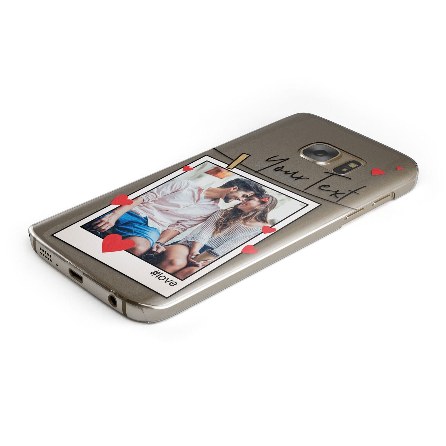 Valentine s Photo Protective Samsung Galaxy Case Angled Image