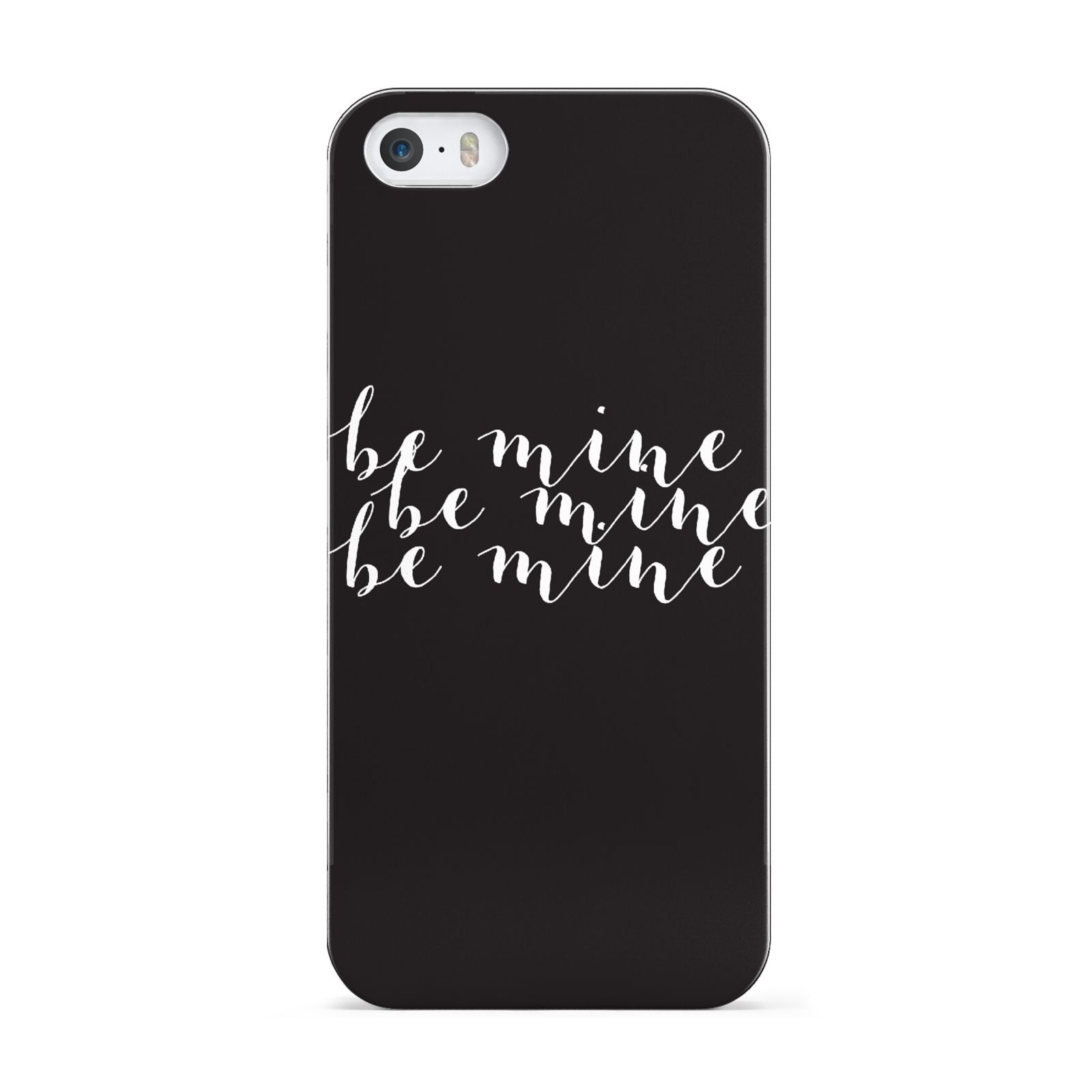 Valentines Be Mine Text Apple iPhone 5 Case