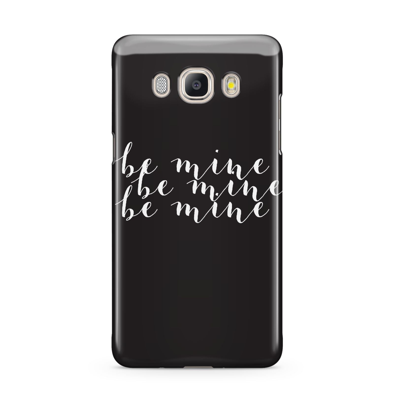 Valentines Be Mine Text Samsung Galaxy J5 2016 Case