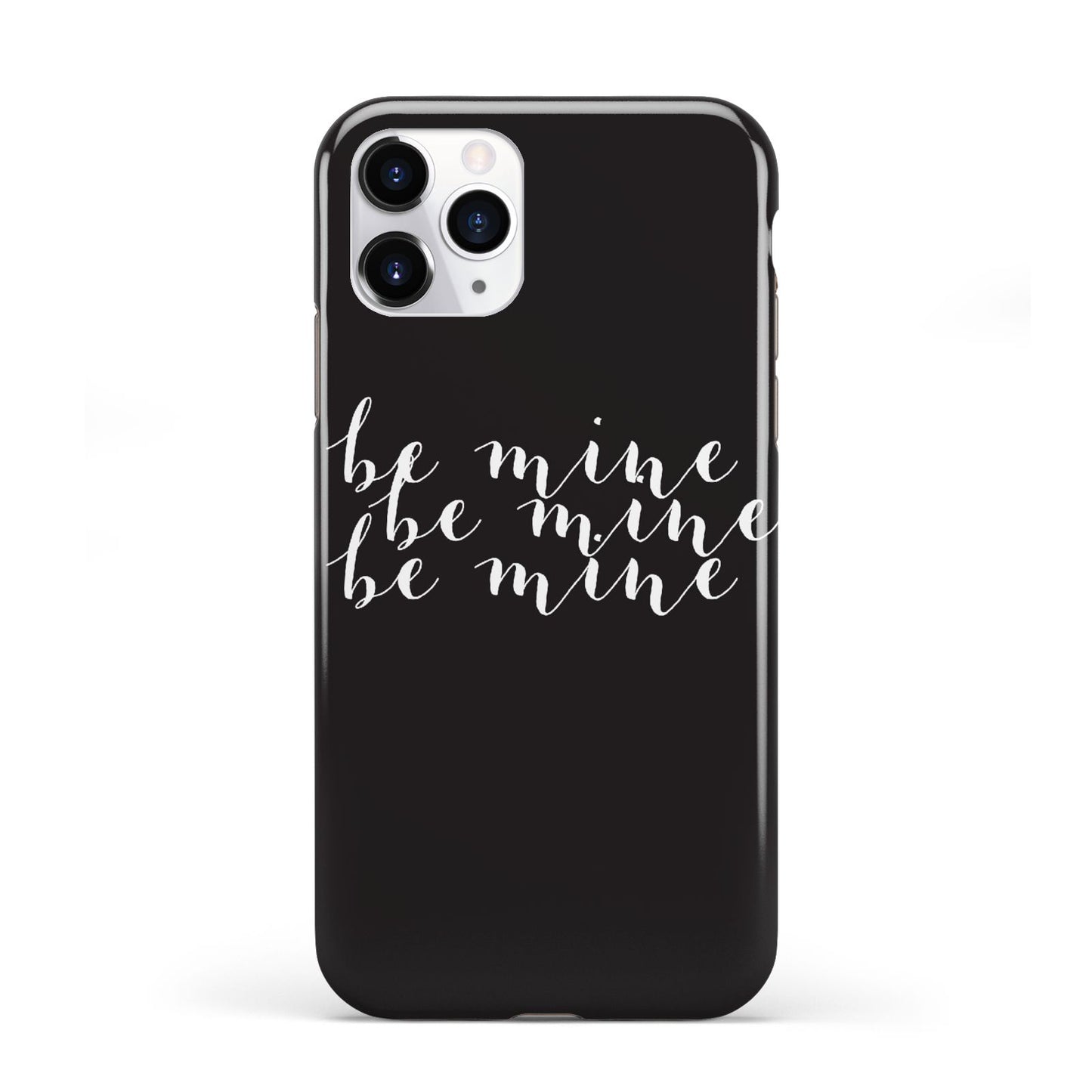 Valentines Be Mine Text iPhone 11 Pro 3D Tough Case