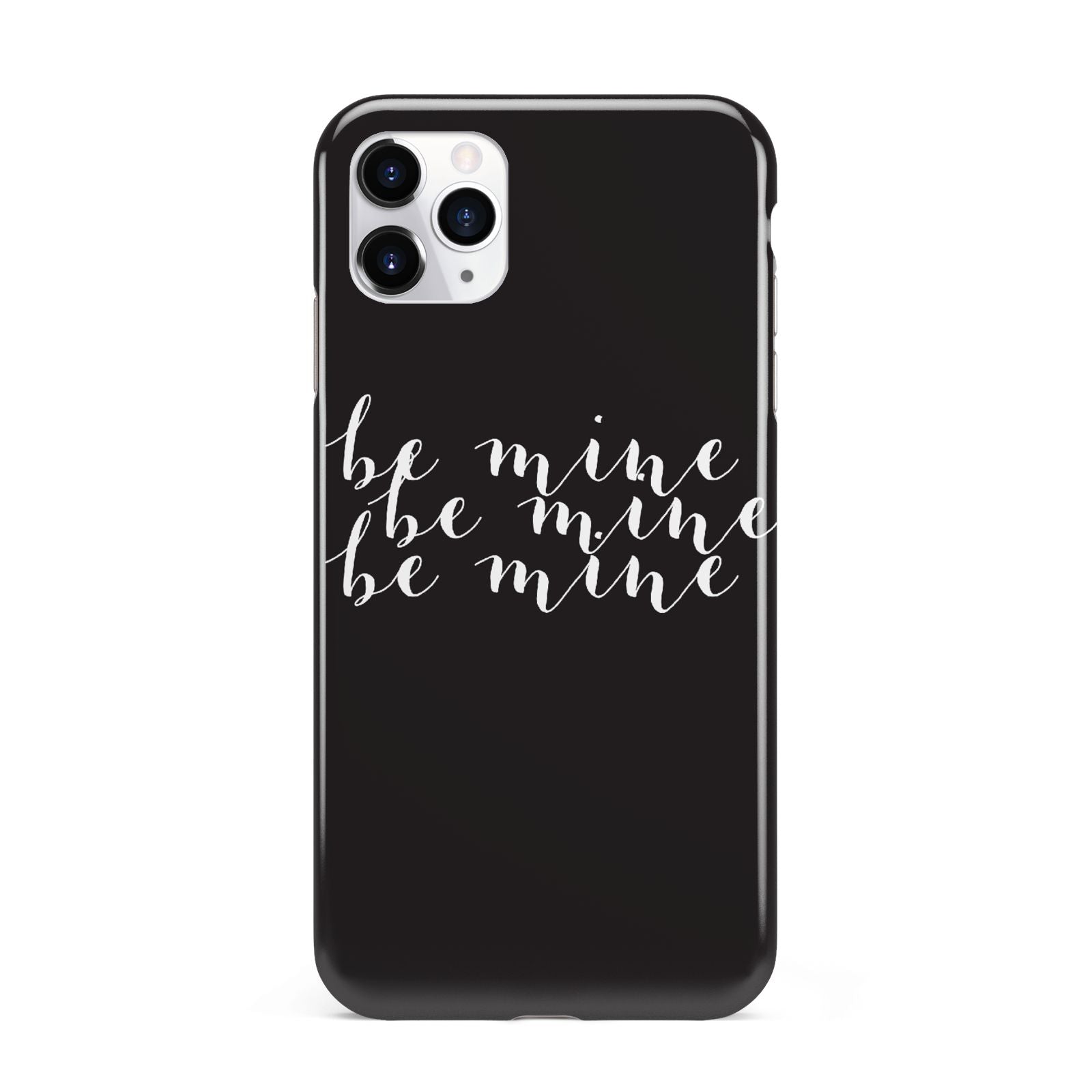 Valentines Be Mine Text iPhone 11 Pro Max 3D Tough Case