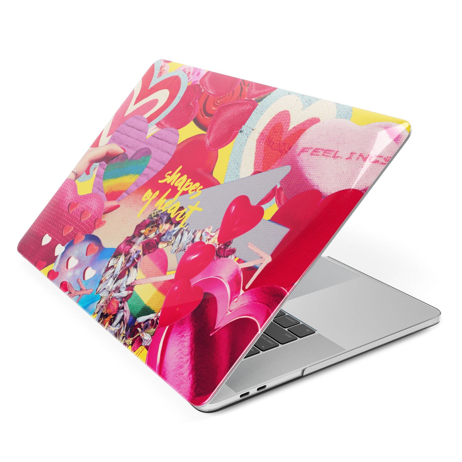 Valentines Cut Outs Apple MacBook Case Side View