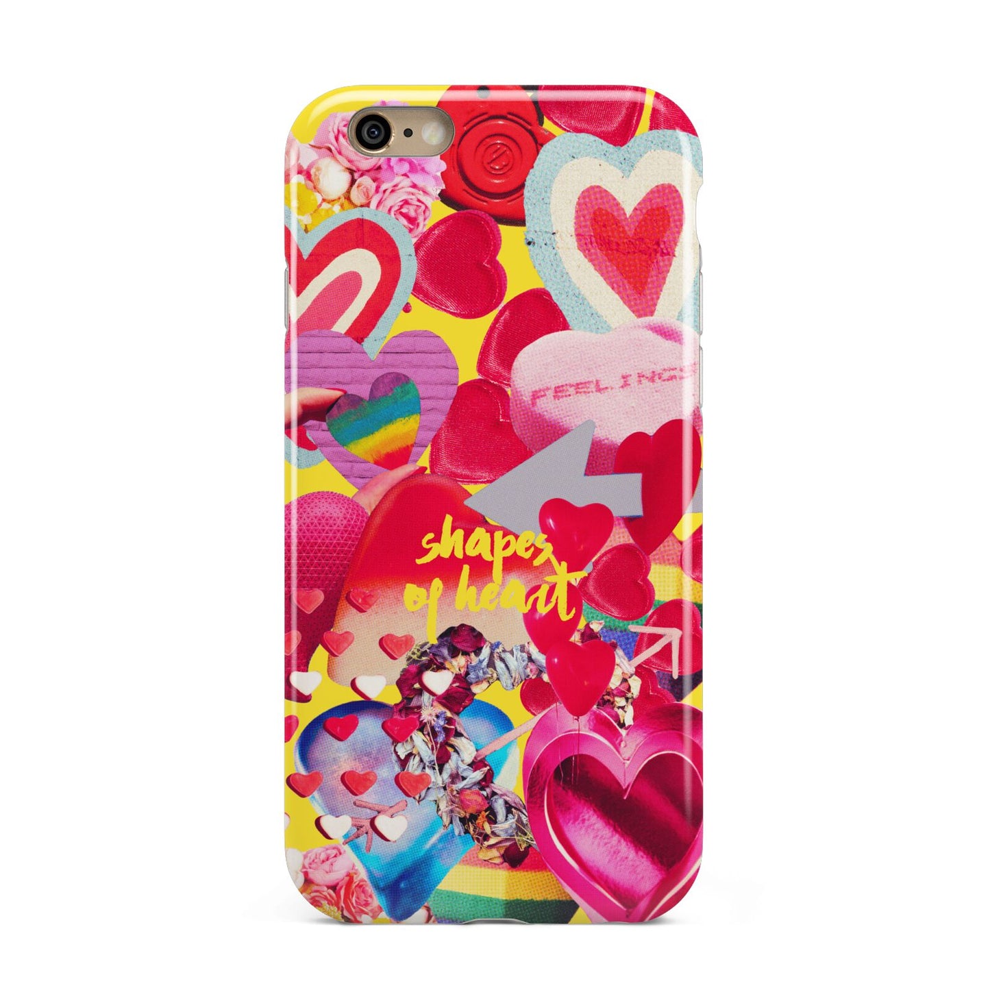 Valentines Cut Outs Apple iPhone 6 3D Tough Case