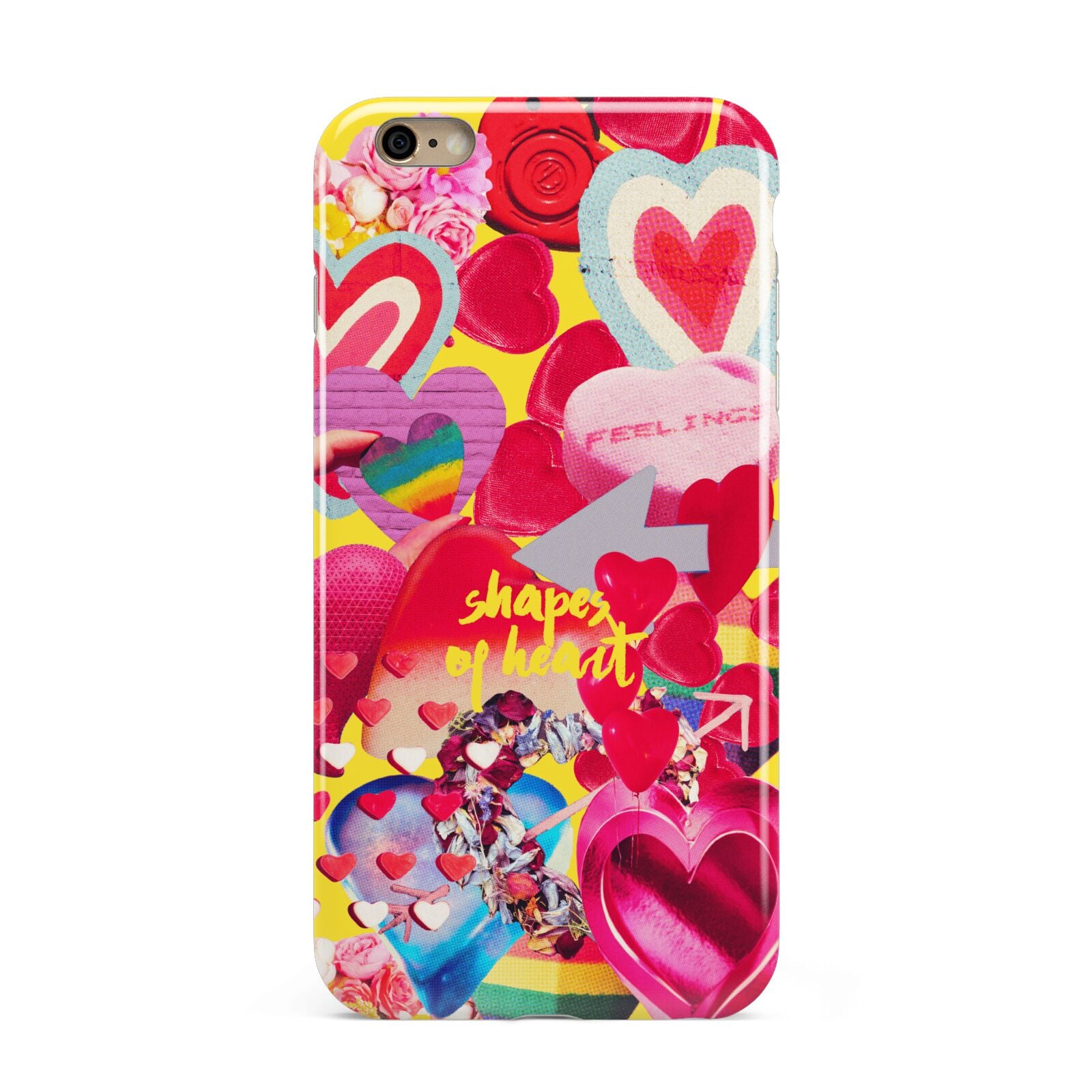 Valentines Cut Outs Apple iPhone 6 Plus 3D Tough Case