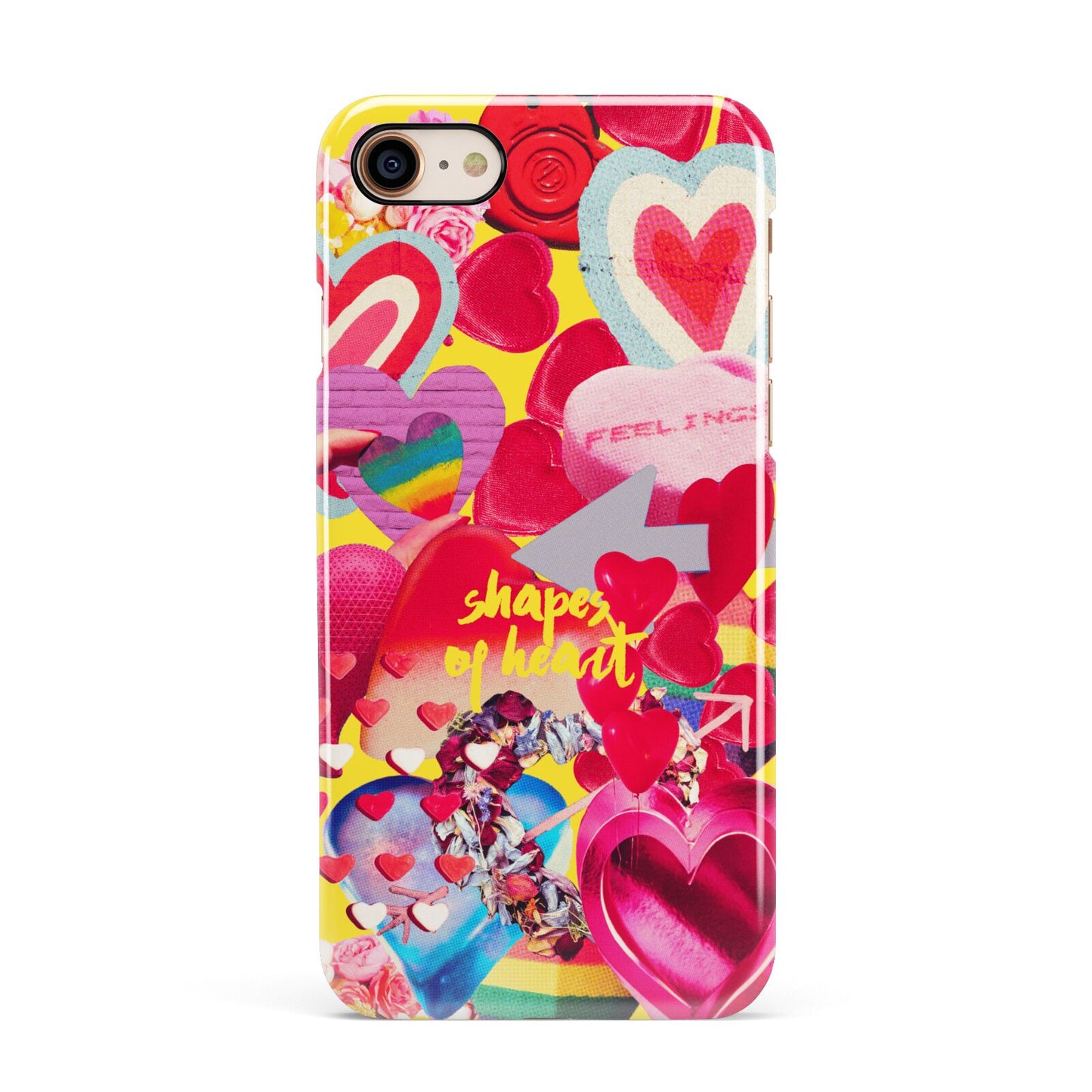 Valentines Cut Outs Apple iPhone 7 8 3D Snap Case