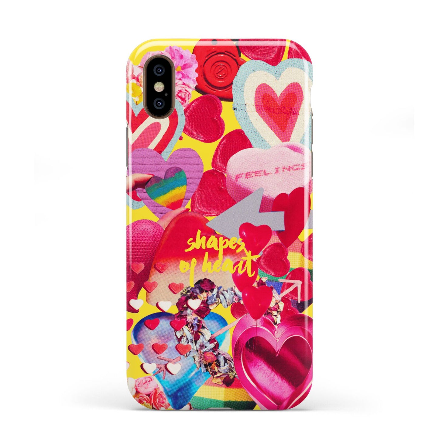 Valentines Cut Outs Apple iPhone XS 3D Tough