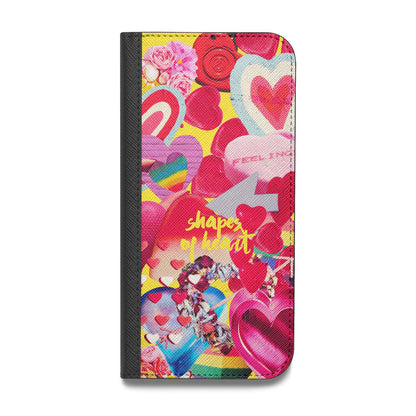 Valentines Cut Outs Vegan Leather Flip Samsung Case