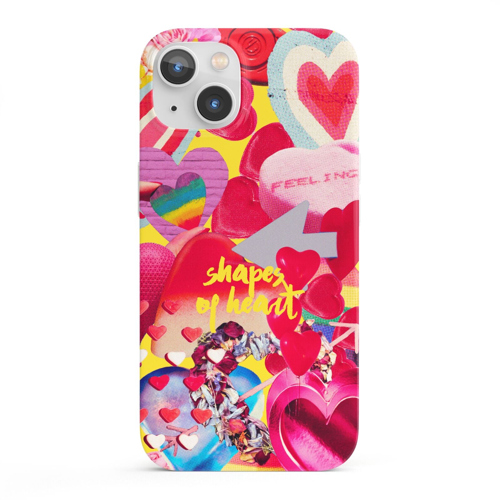 Valentines Cut Outs iPhone 13 Full Wrap 3D Snap Case