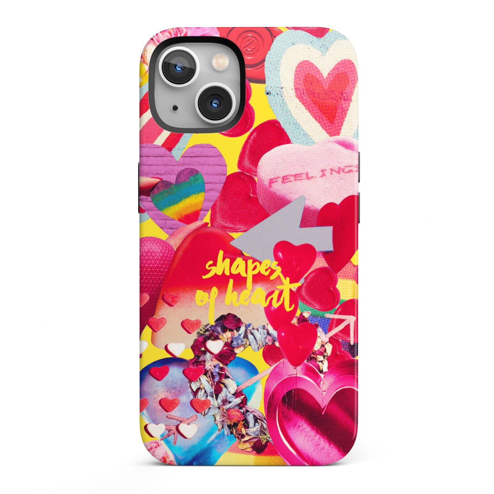 Valentines Cut Outs iPhone 13 Full Wrap 3D Tough Case