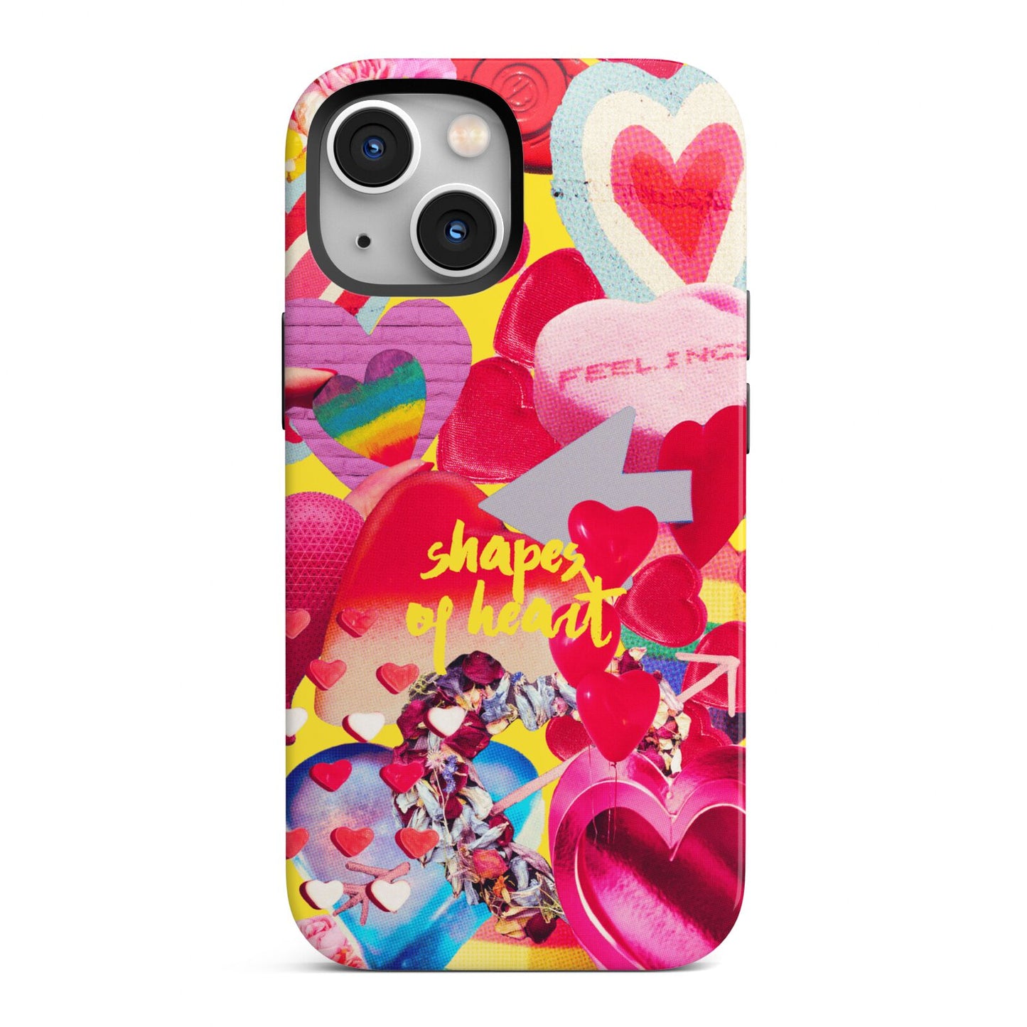 Valentines Cut Outs iPhone 13 Mini Full Wrap 3D Tough Case