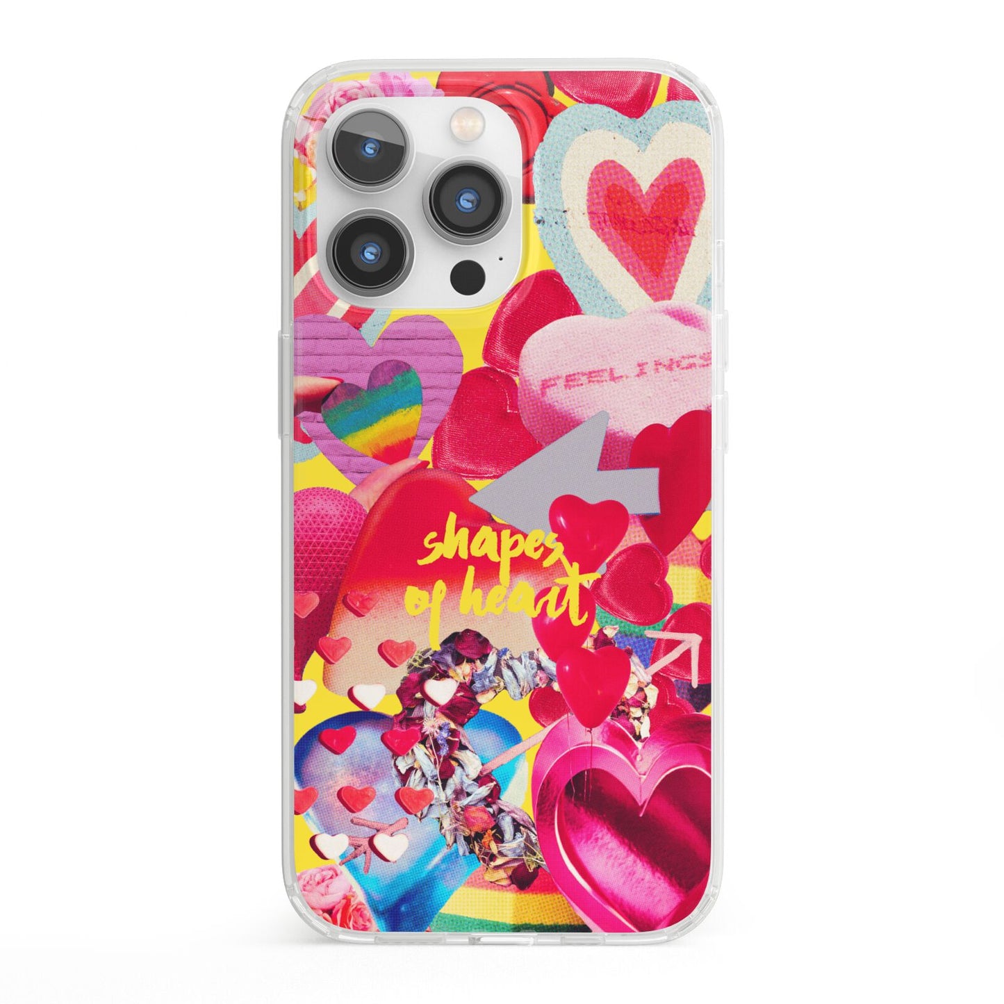 Valentines Cut Outs iPhone 13 Pro Clear Bumper Case