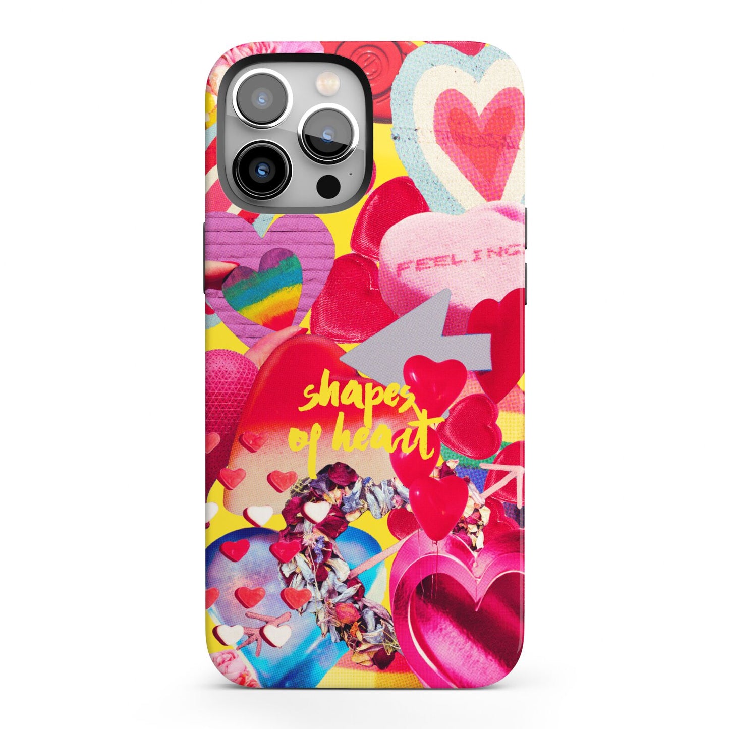 Valentines Cut Outs iPhone 13 Pro Max Full Wrap 3D Tough Case