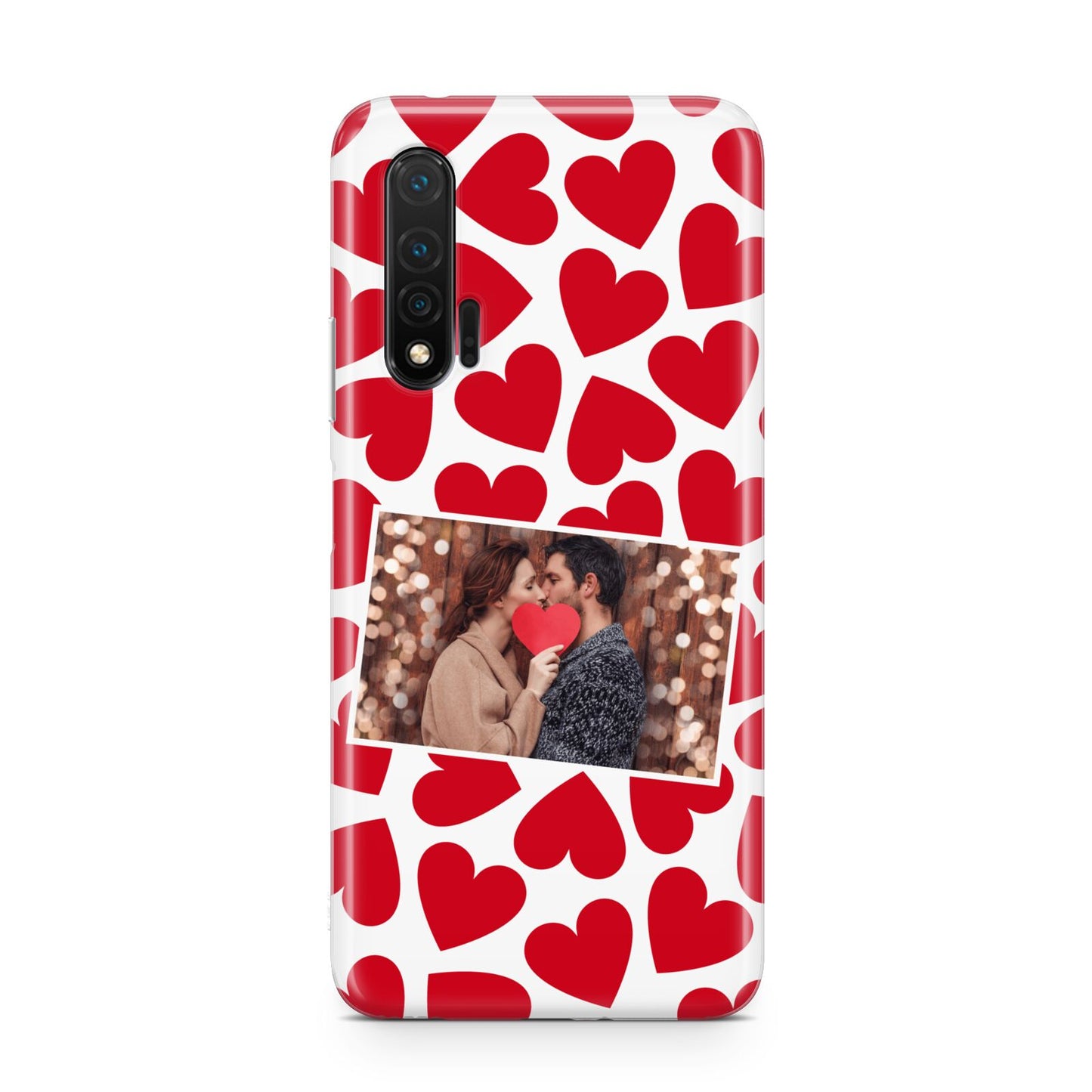 Valentines Day Heart Photo Personalised Huawei Nova 6 Phone Case