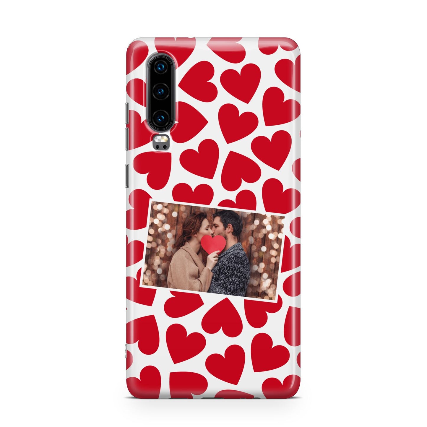 Valentines Day Heart Photo Personalised Huawei P30 Phone Case