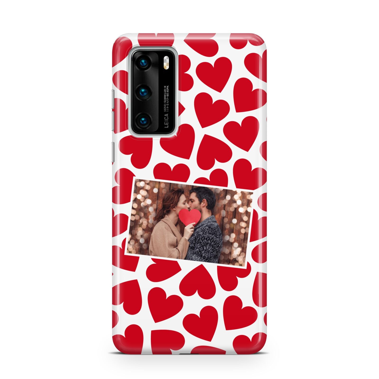 Valentines Day Heart Photo Personalised Huawei P40 Phone Case