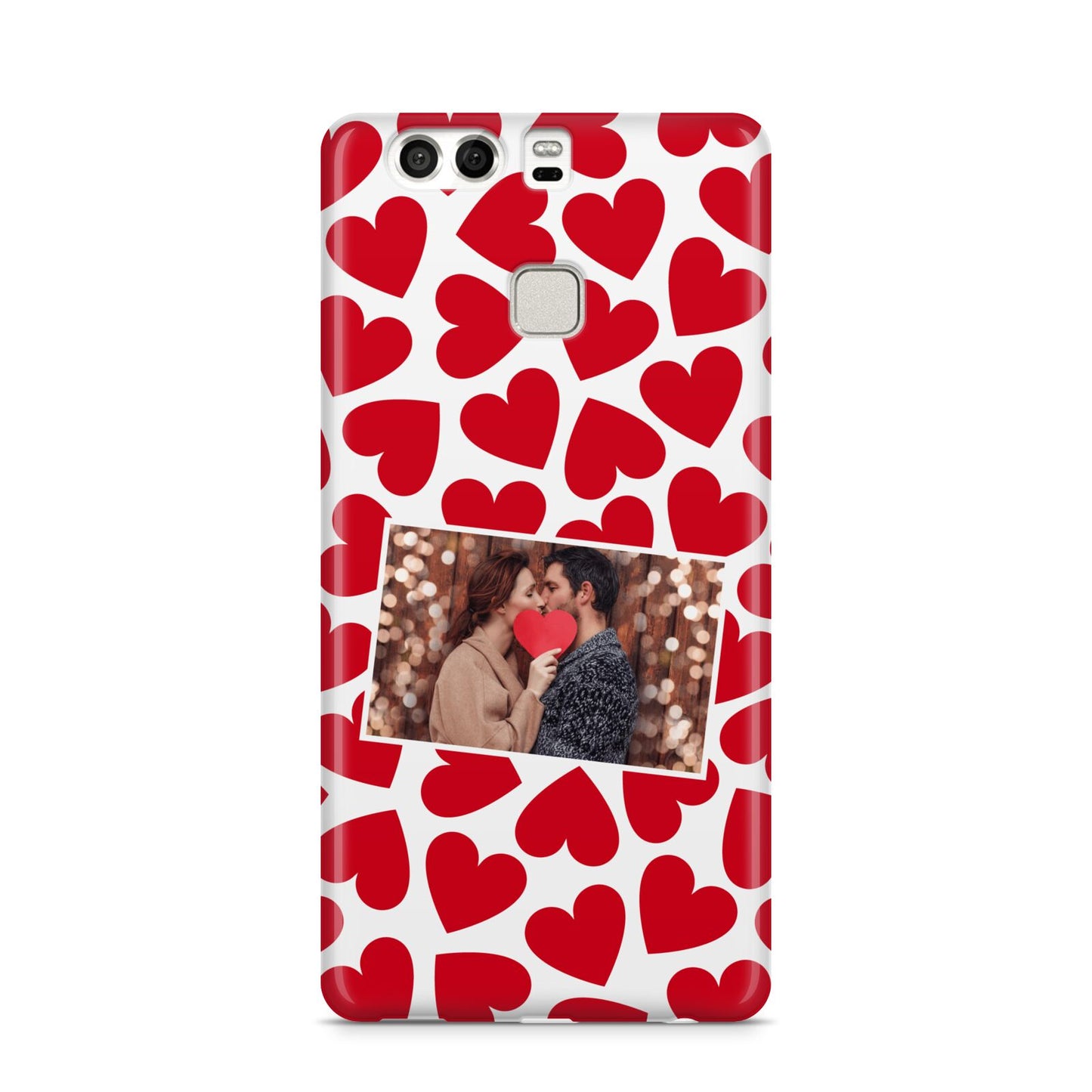 Valentines Day Heart Photo Personalised Huawei P9 Case