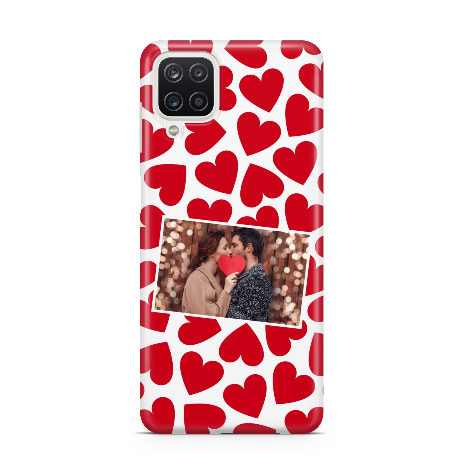 Valentines Day Heart Photo Personalised Samsung A12 Case