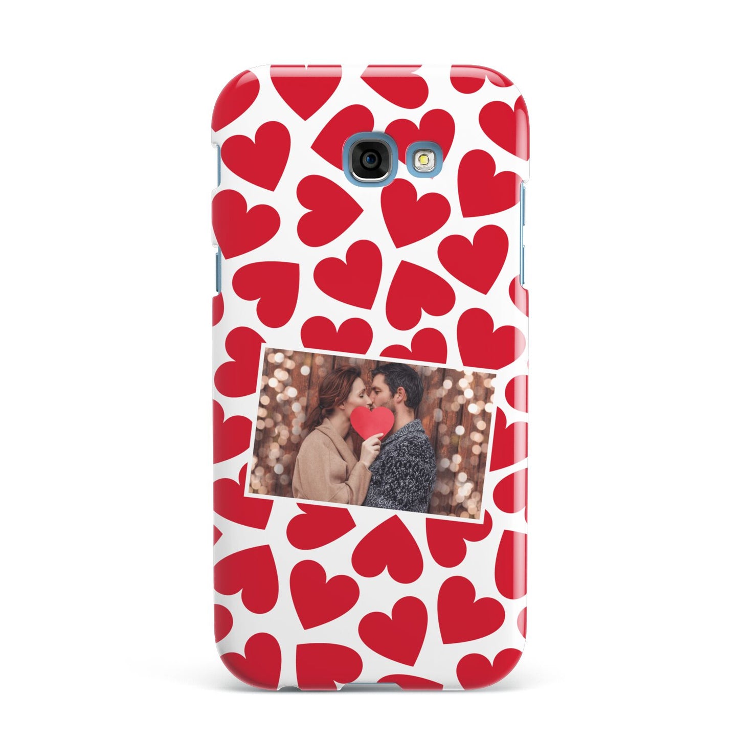 Valentines Day Heart Photo Personalised Samsung Galaxy A7 2017 Case