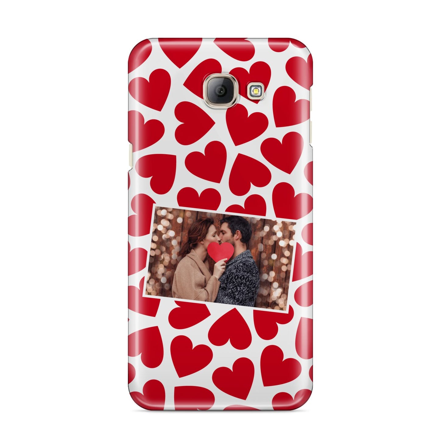 Valentines Day Heart Photo Personalised Samsung Galaxy A8 2016 Case