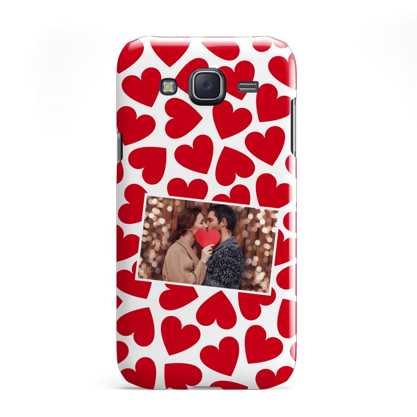 Valentines Day Heart Photo Personalised Samsung Galaxy J5 Case