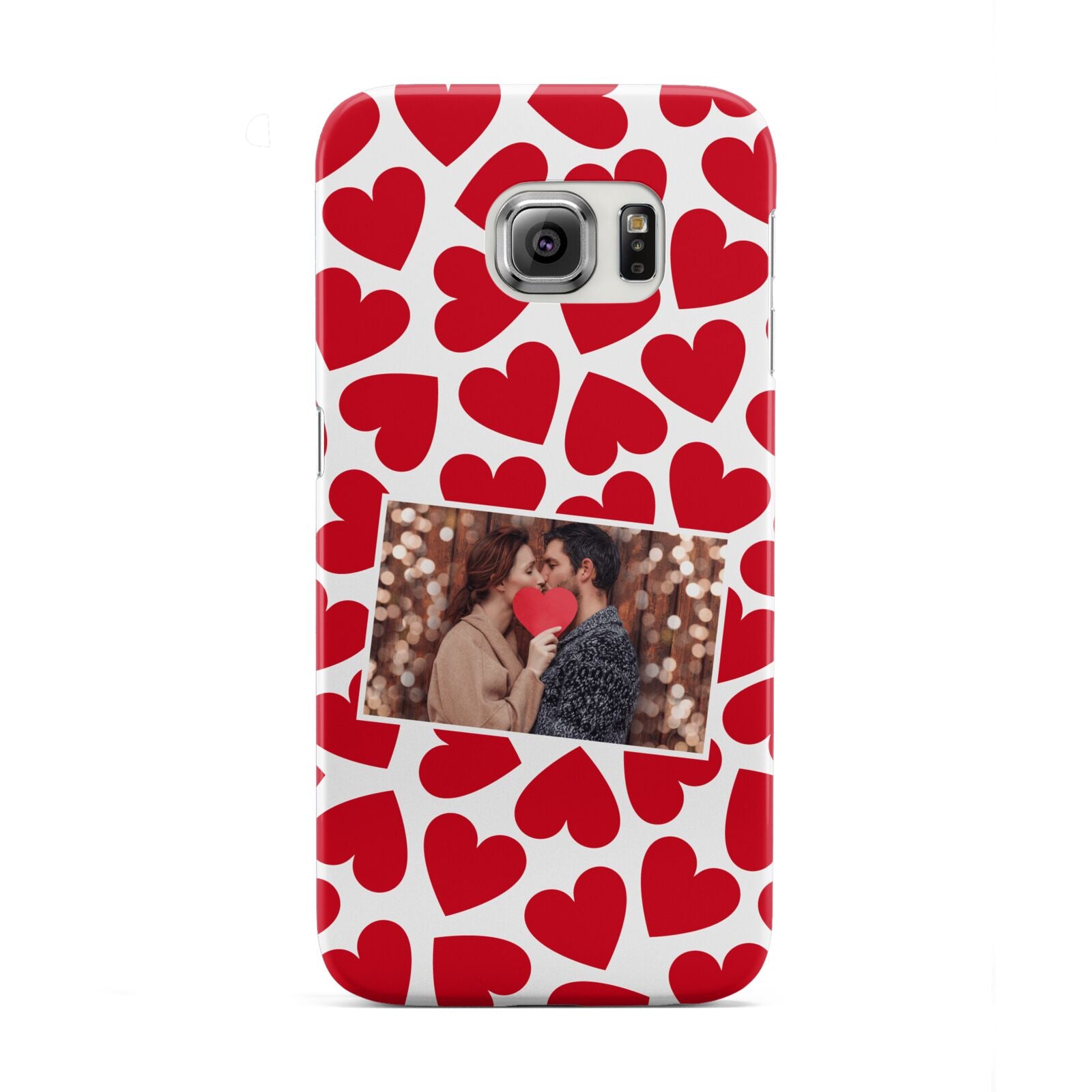 Valentines Day Heart Photo Personalised Samsung Galaxy S6 Edge Case