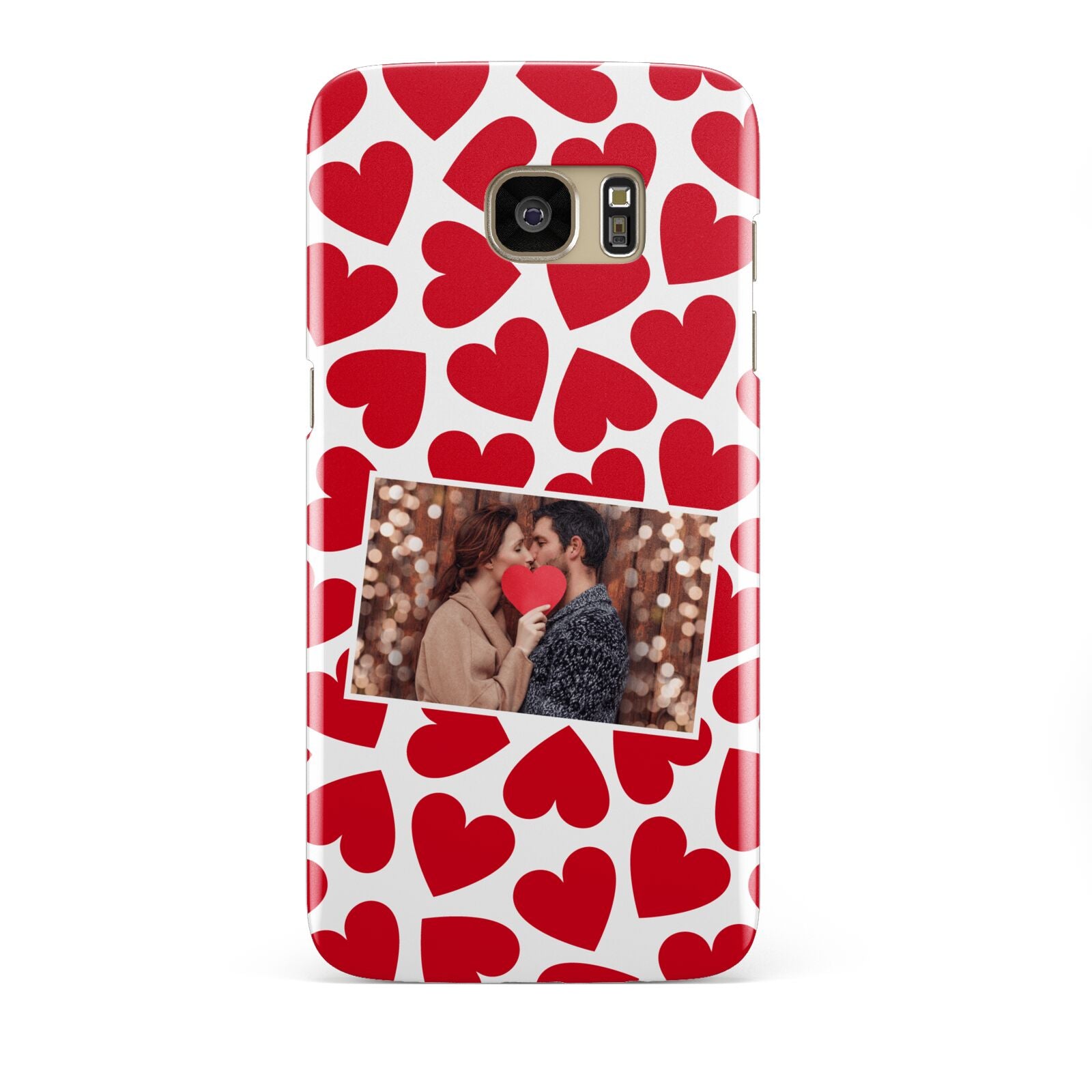 Valentines Day Heart Photo Personalised Samsung Galaxy S7 Edge Case