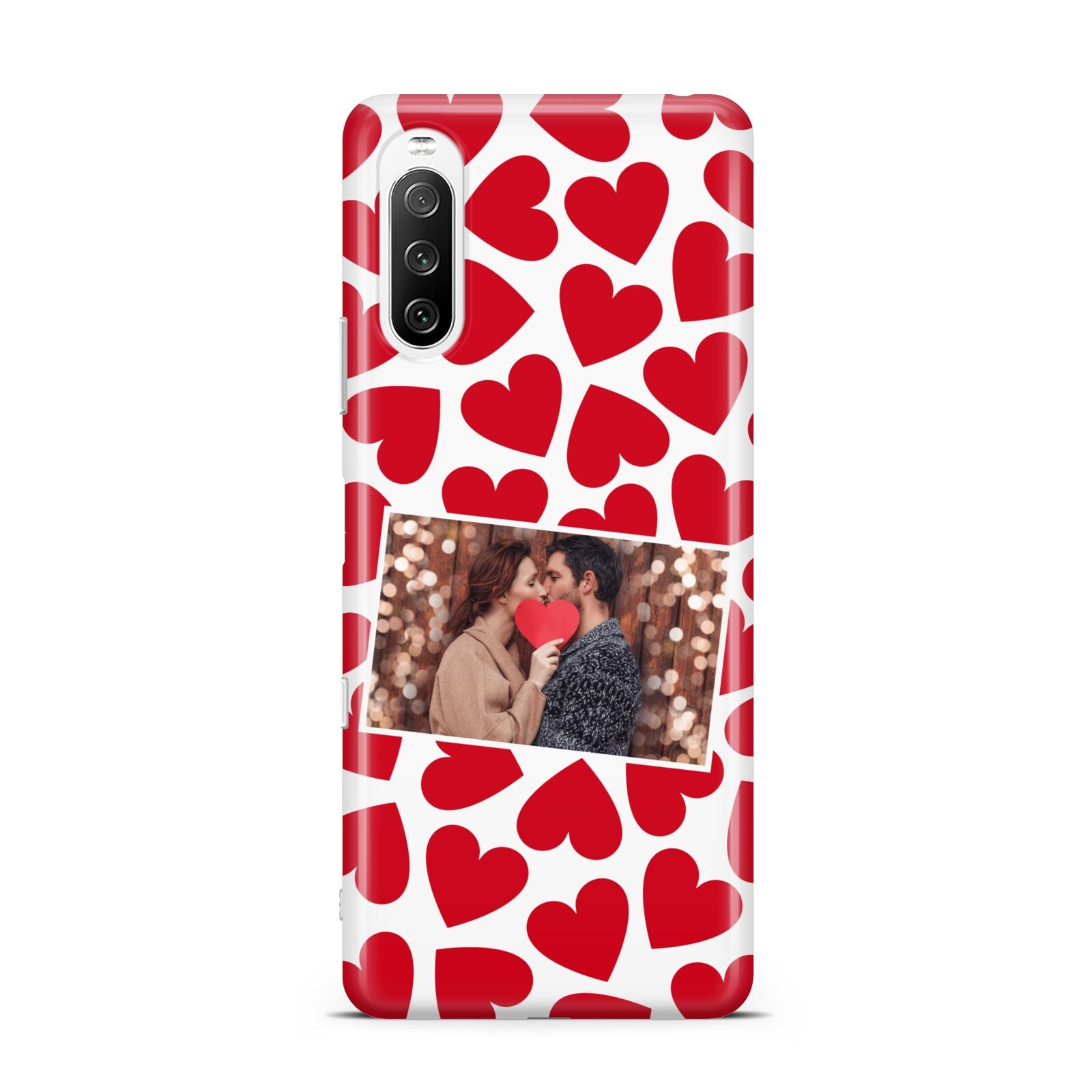 Valentines Day Heart Photo Personalised Sony Xperia 10 III Case