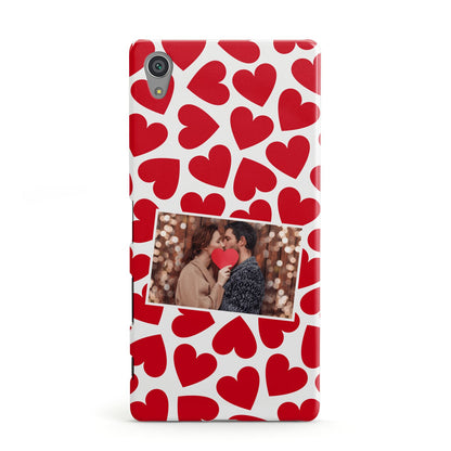 Valentines Day Heart Photo Personalised Sony Xperia Case