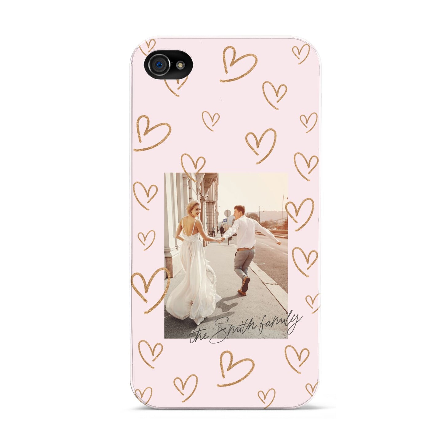 Valentines Day Newly Wed Photo Personalised Apple iPhone 4s Case