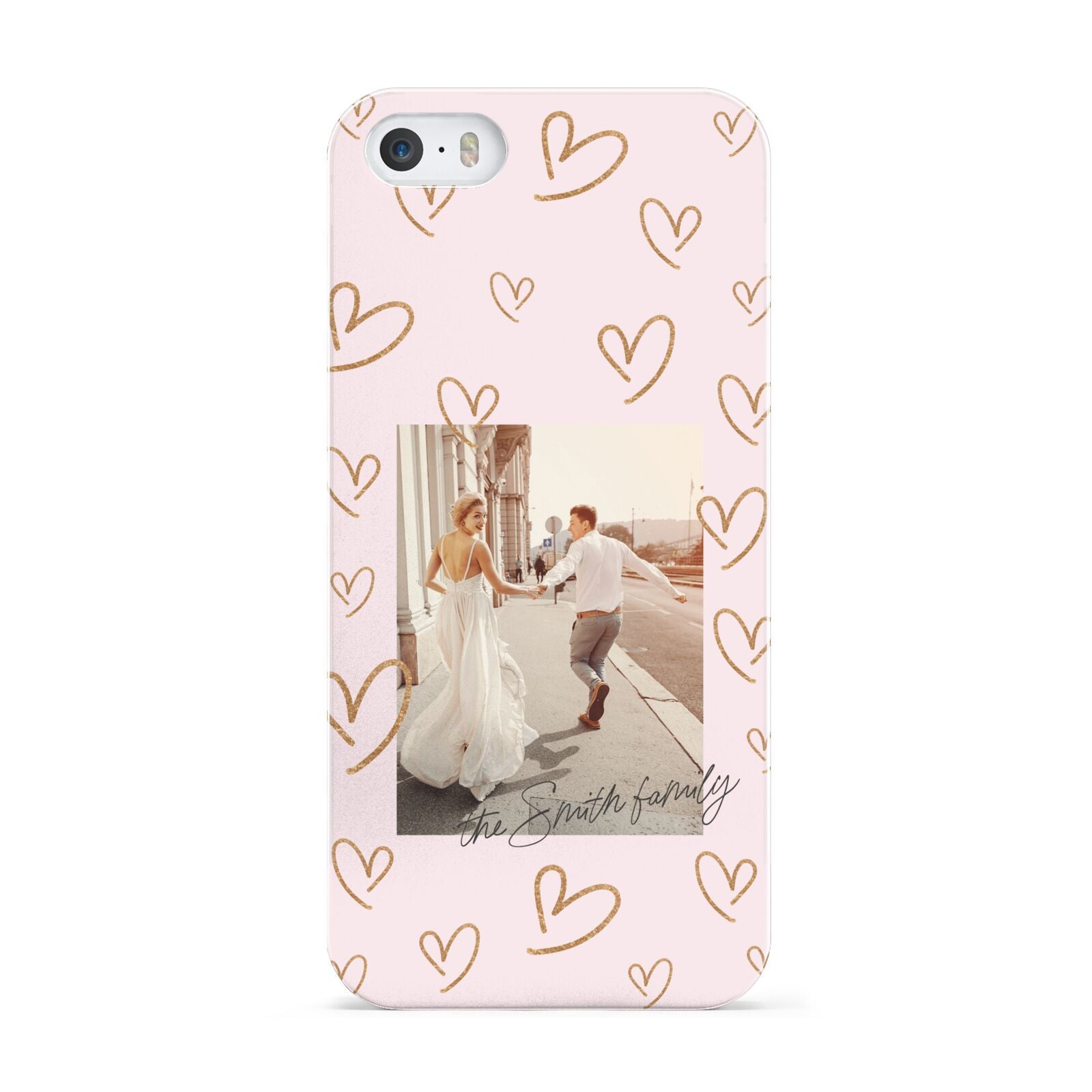 Valentines Day Newly Wed Photo Personalised Apple iPhone 5 Case