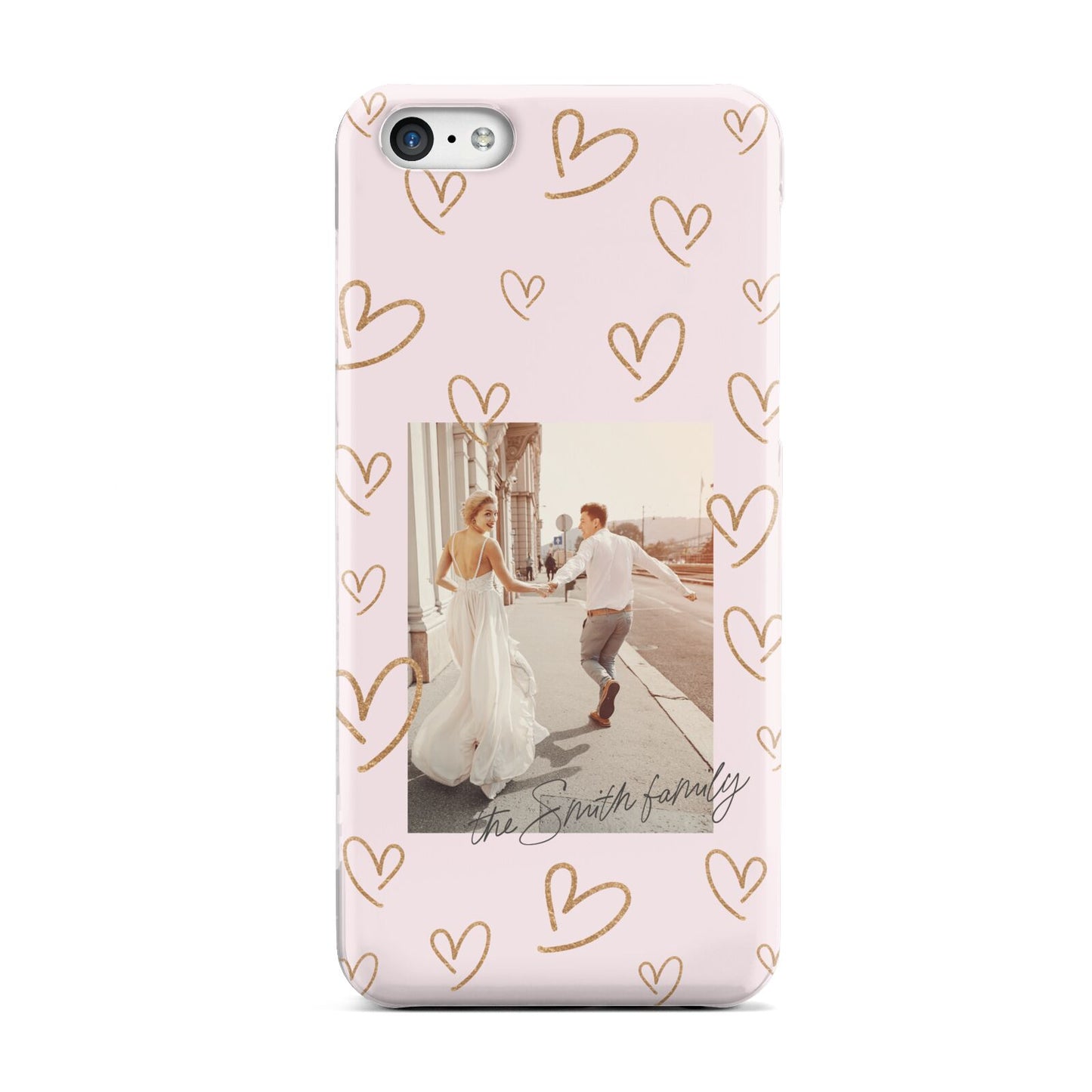 Valentines Day Newly Wed Photo Personalised Apple iPhone 5c Case