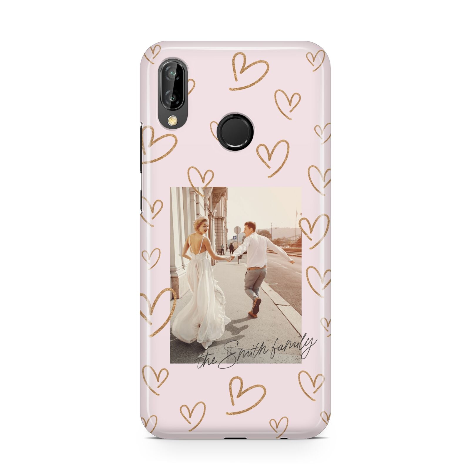 Valentines Day Newly Wed Photo Personalised Huawei P20 Lite Phone Case