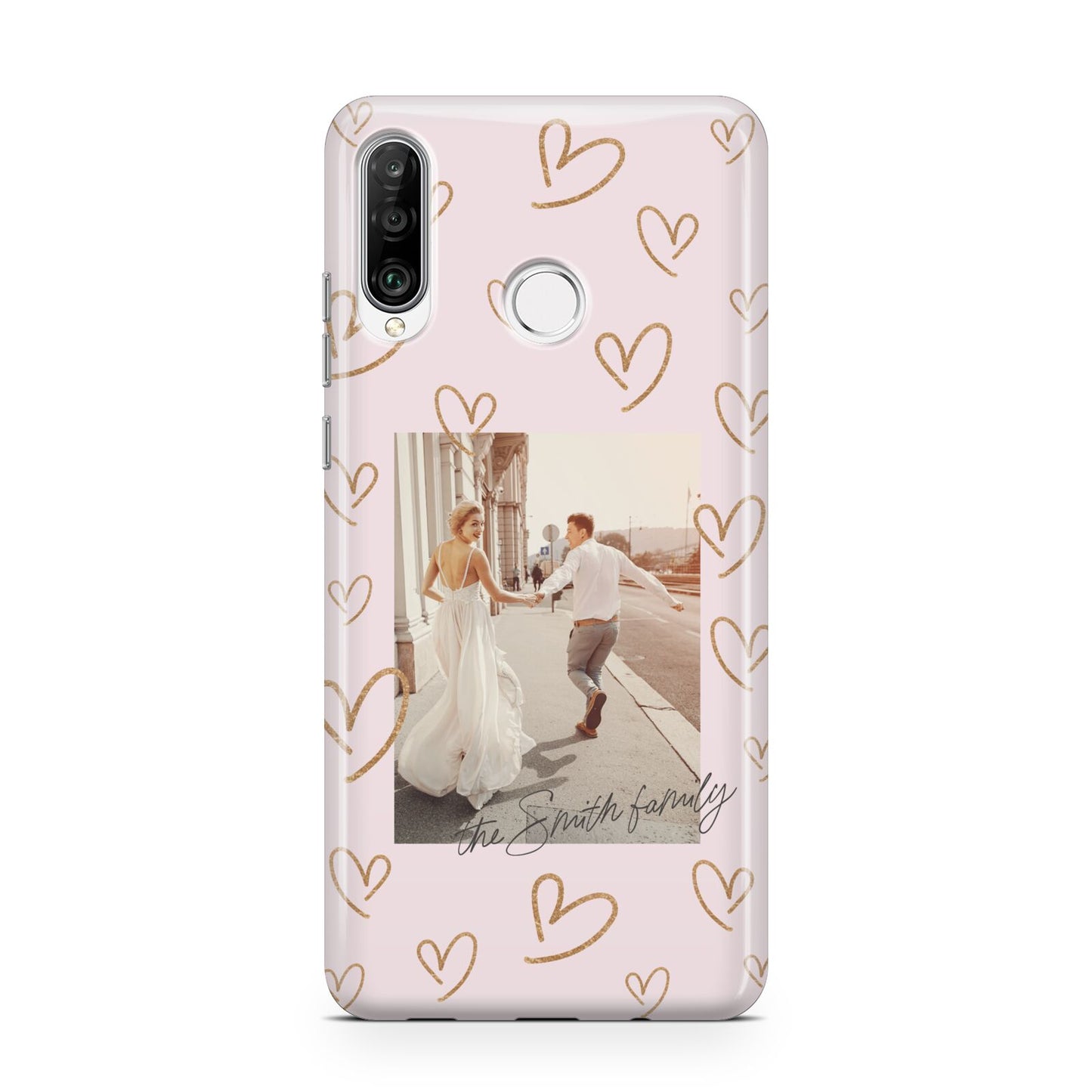 Valentines Day Newly Wed Photo Personalised Huawei P30 Lite Phone Case