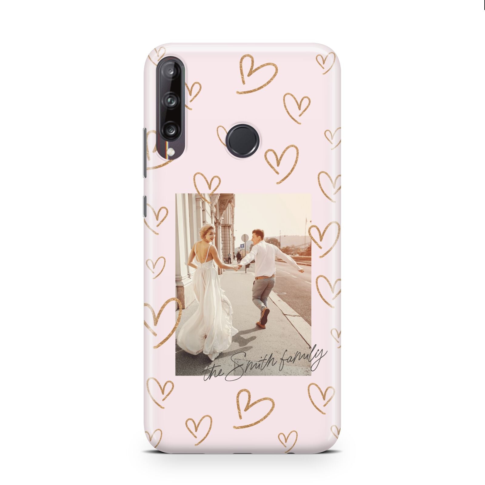 Valentines Day Newly Wed Photo Personalised Huawei P40 Lite E Phone Case