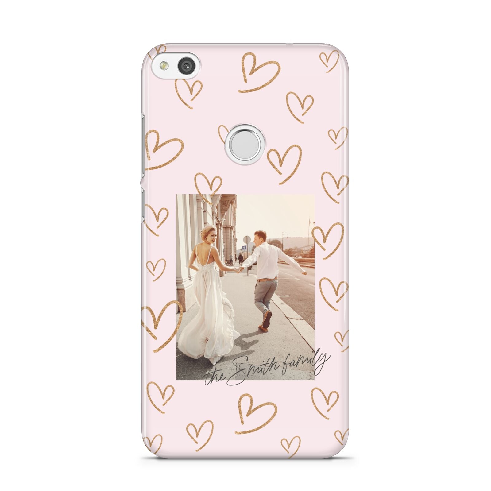 Valentines Day Newly Wed Photo Personalised Huawei P8 Lite Case