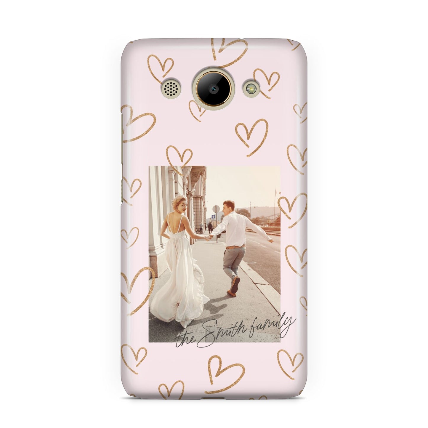 Valentines Day Newly Wed Photo Personalised Huawei Y3 2017