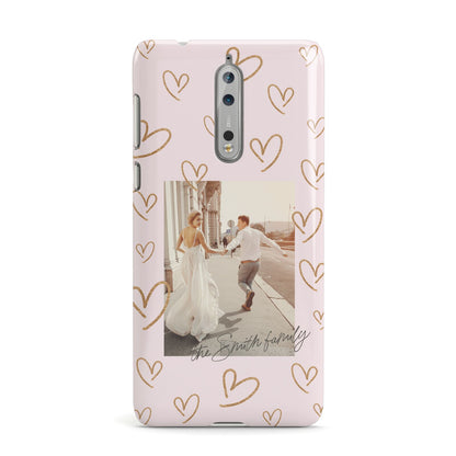 Valentines Day Newly Wed Photo Personalised Nokia Case