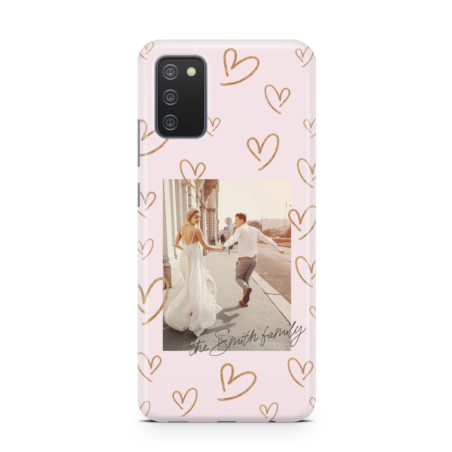 Valentines Day Newly Wed Photo Personalised Samsung A02s Case