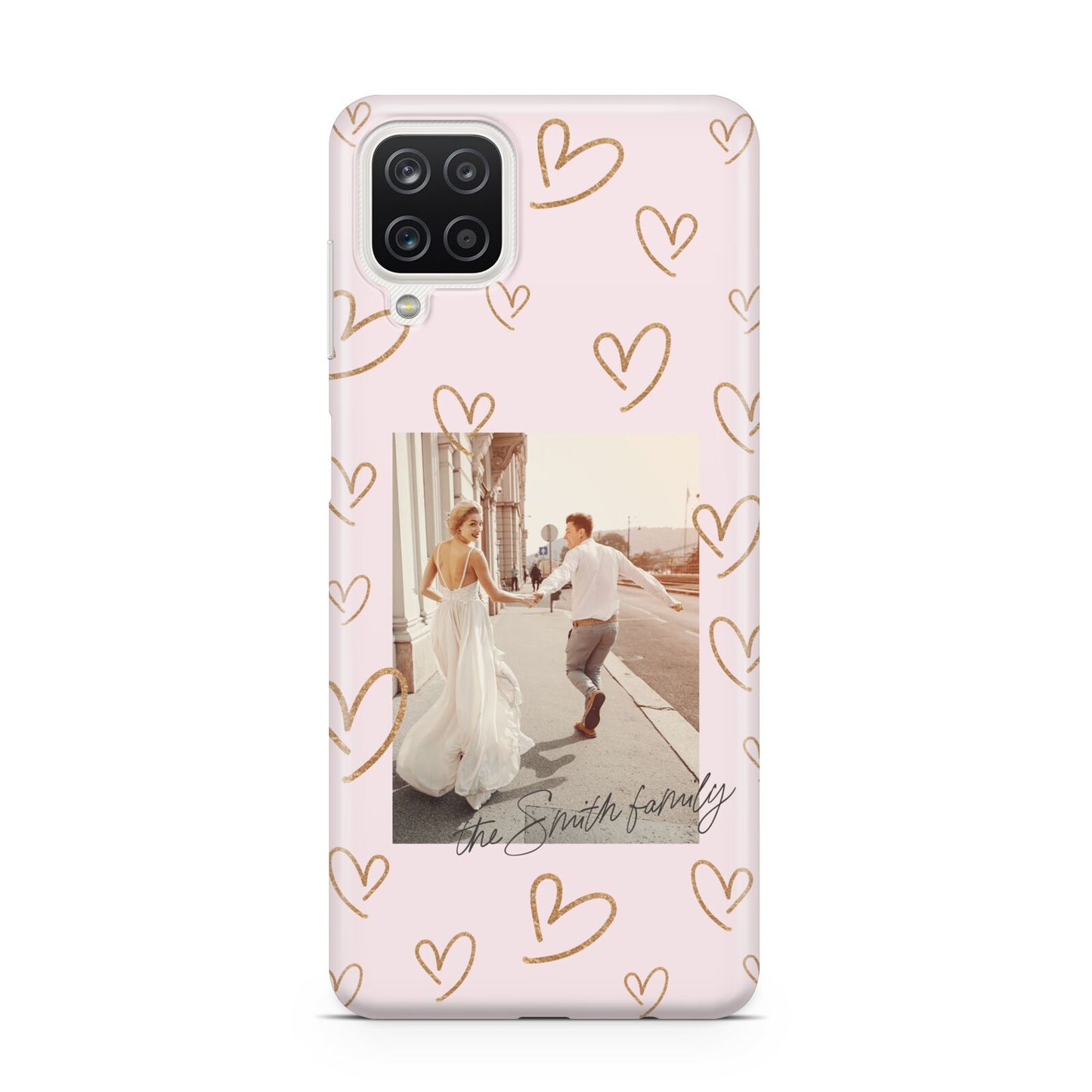 Valentines Day Newly Wed Photo Personalised Samsung A12 Case