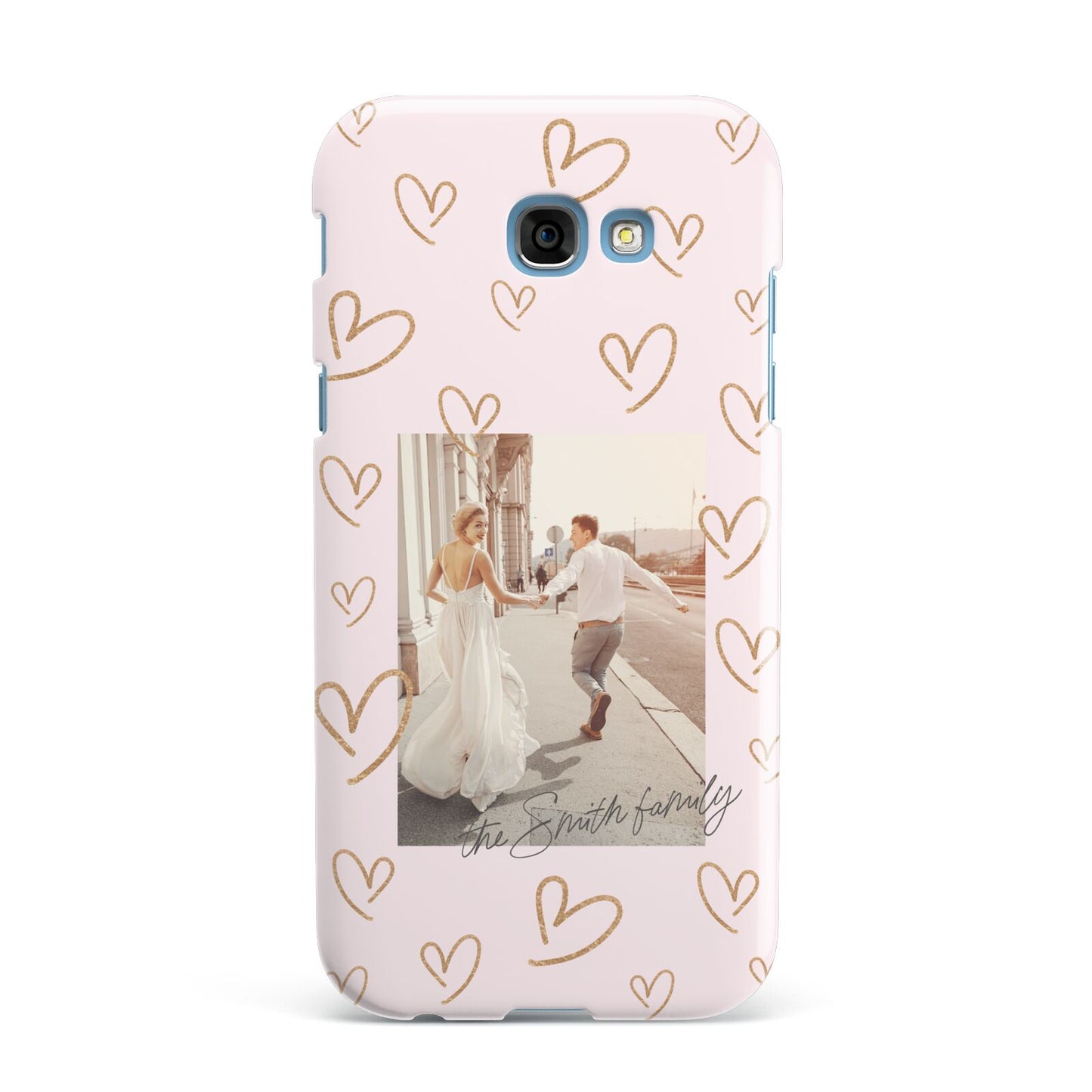 Valentines Day Newly Wed Photo Personalised Samsung Galaxy A7 2017 Case