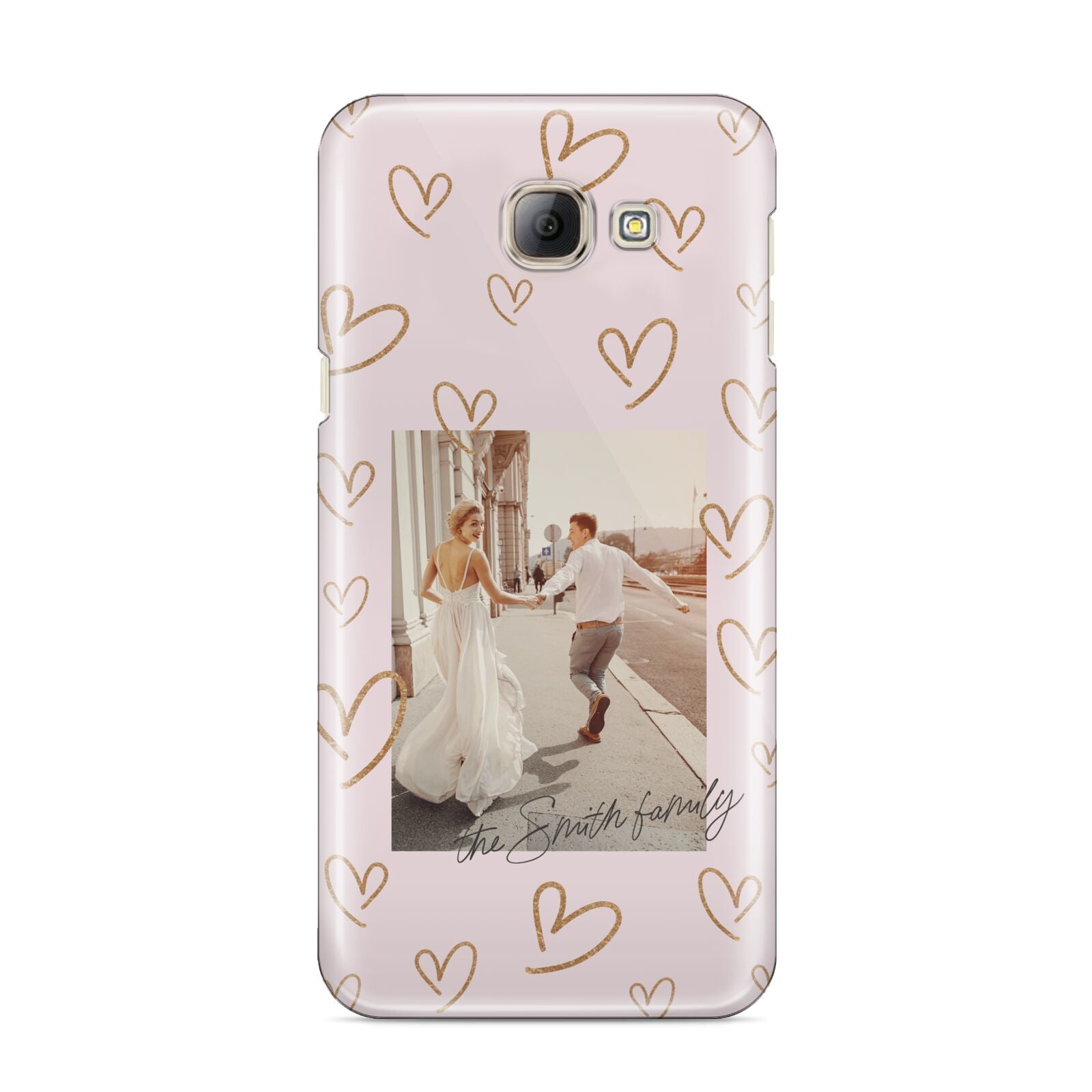 Valentines Day Newly Wed Photo Personalised Samsung Galaxy A8 2016 Case