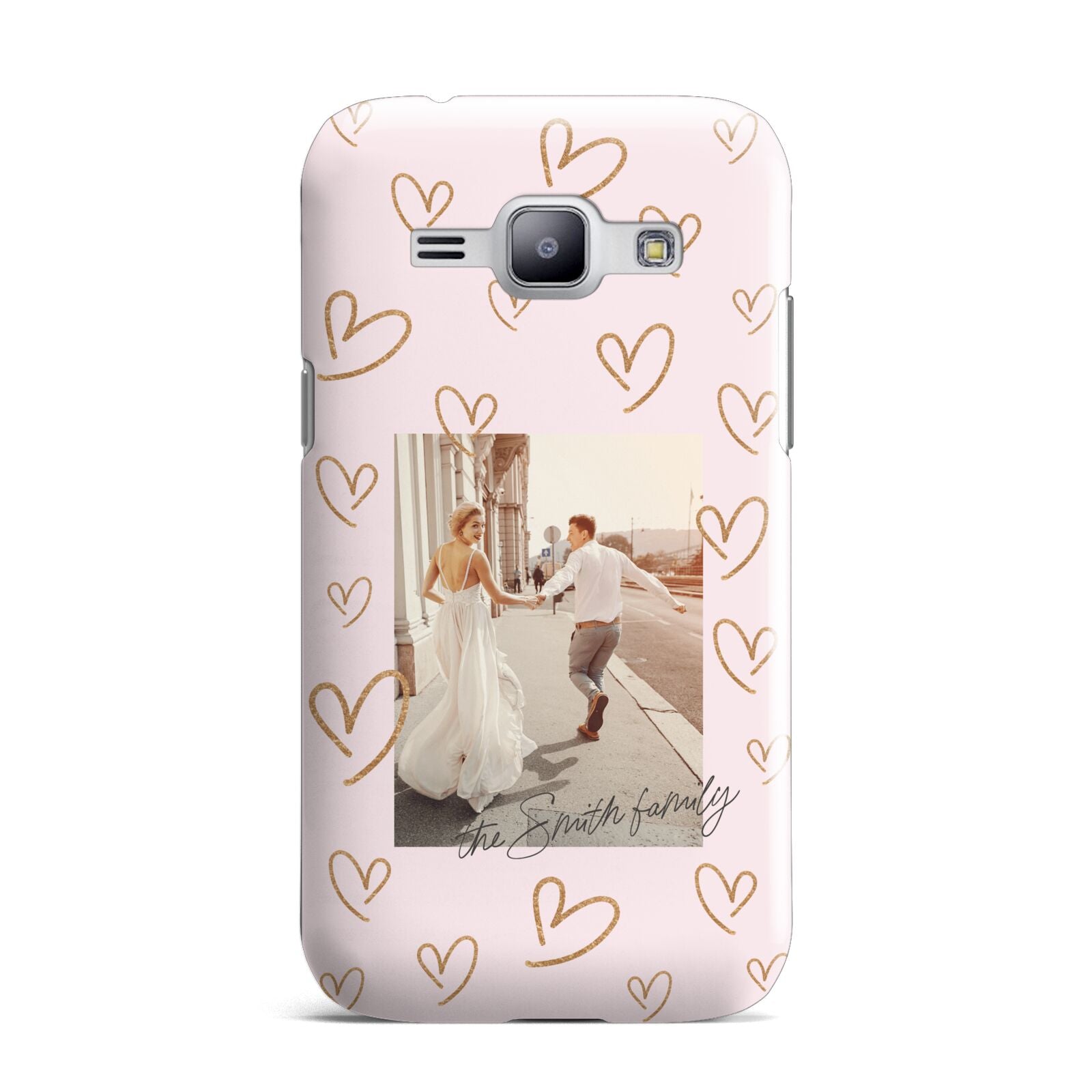 Valentines Day Newly Wed Photo Personalised Samsung Galaxy J1 2015 Case