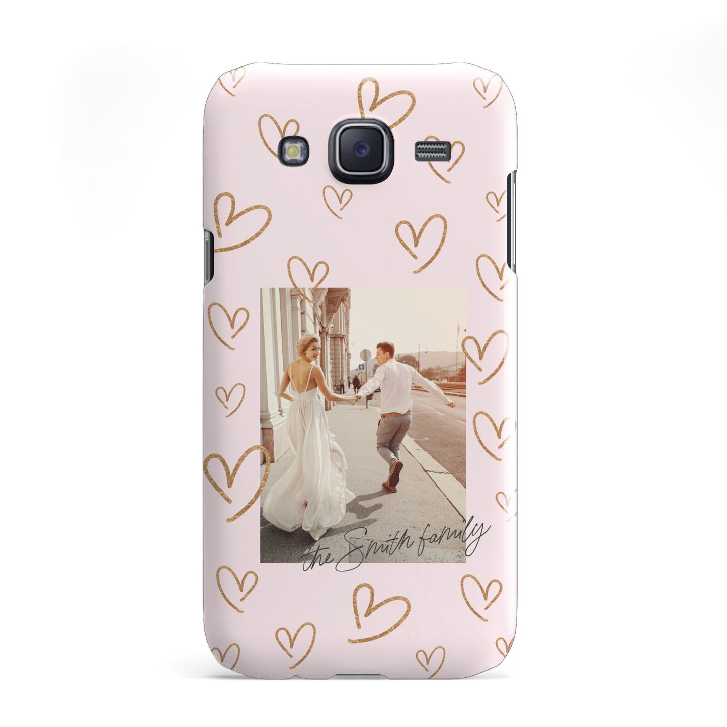 Valentines Day Newly Wed Photo Personalised Samsung Galaxy J5 Case